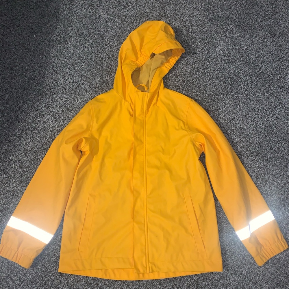 Cat & Jack Yellow Rain Coat size 8